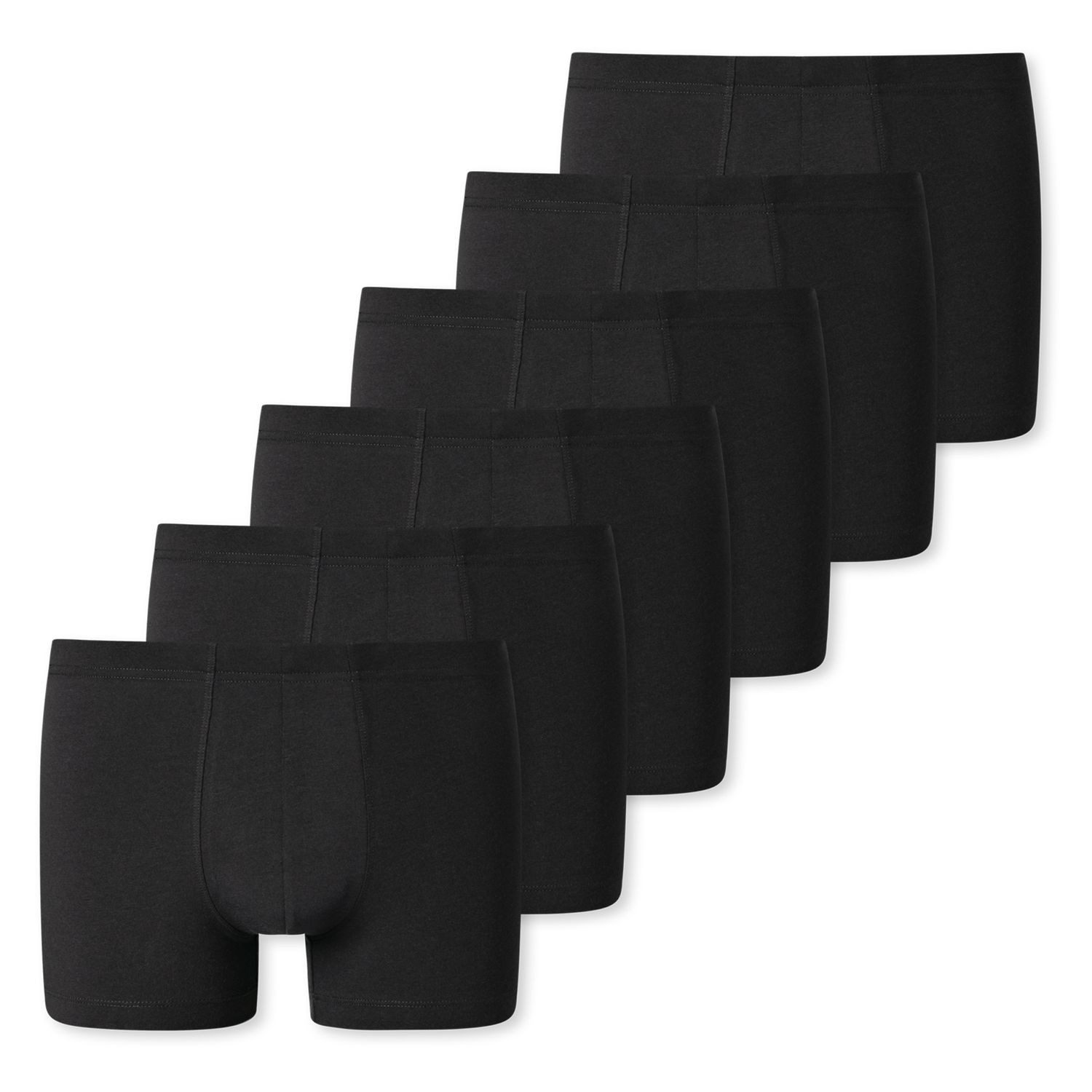Schiesser Boxershorts 95/5 schlichtes Design, im 6er Pack