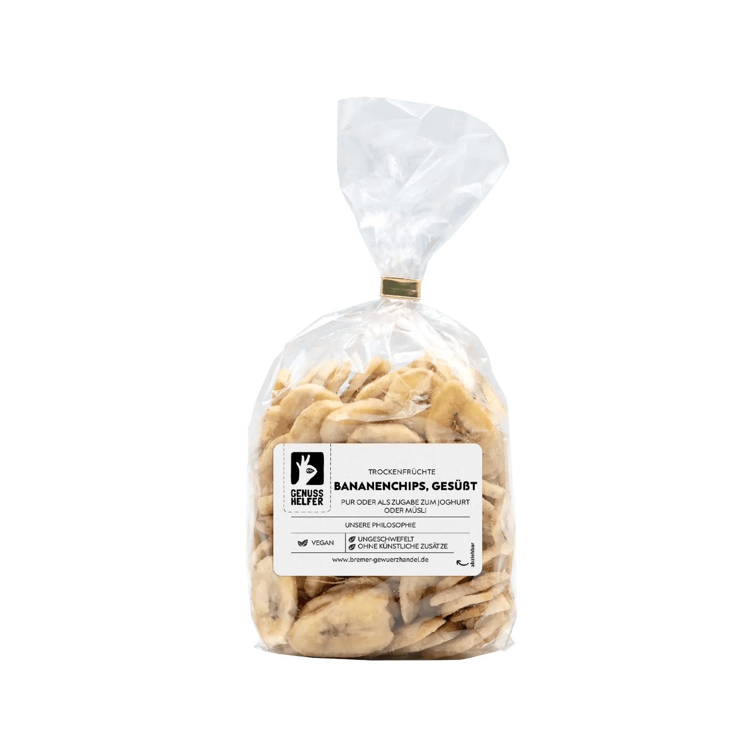 Bremer Gewürzhandel Trockenfrüchte Bananenchips, gesüßt, 250 g im Vergleich