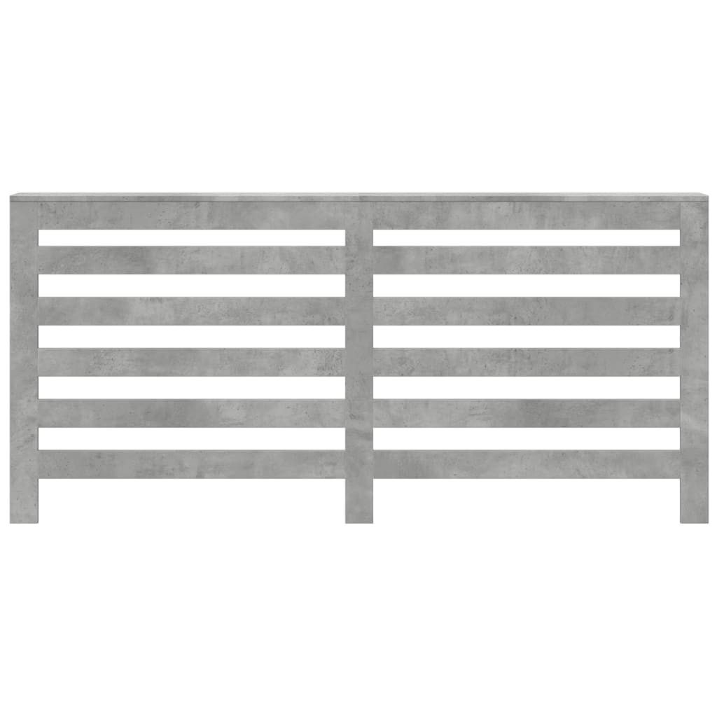 vidaXL Heizungsverkleidung 175 x 20 x 82 cm Heizkörperverkleidung Betongrau 175x20x82 cm Spanplat