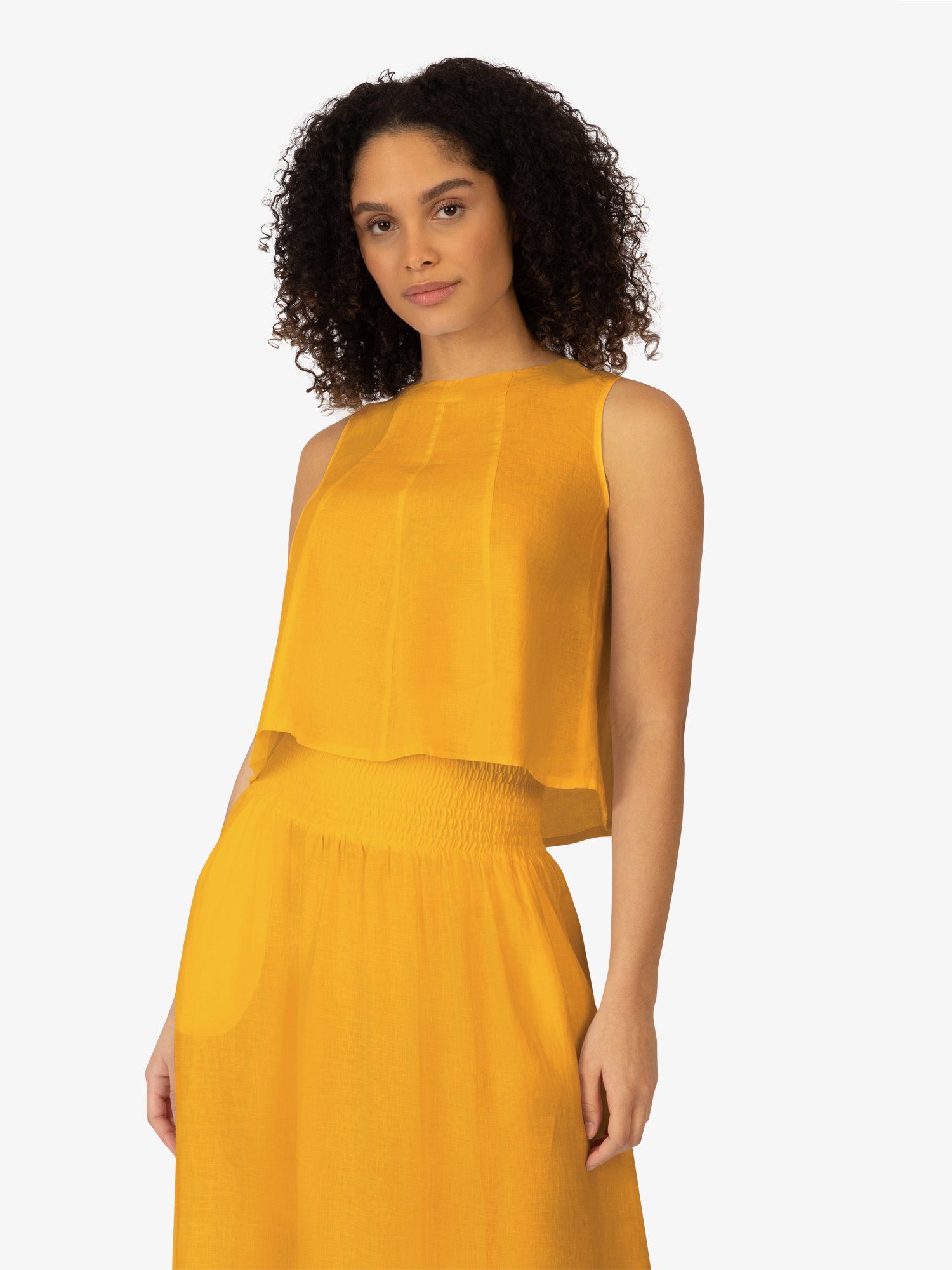 mint & mia Blusentop aus reinem Leinen