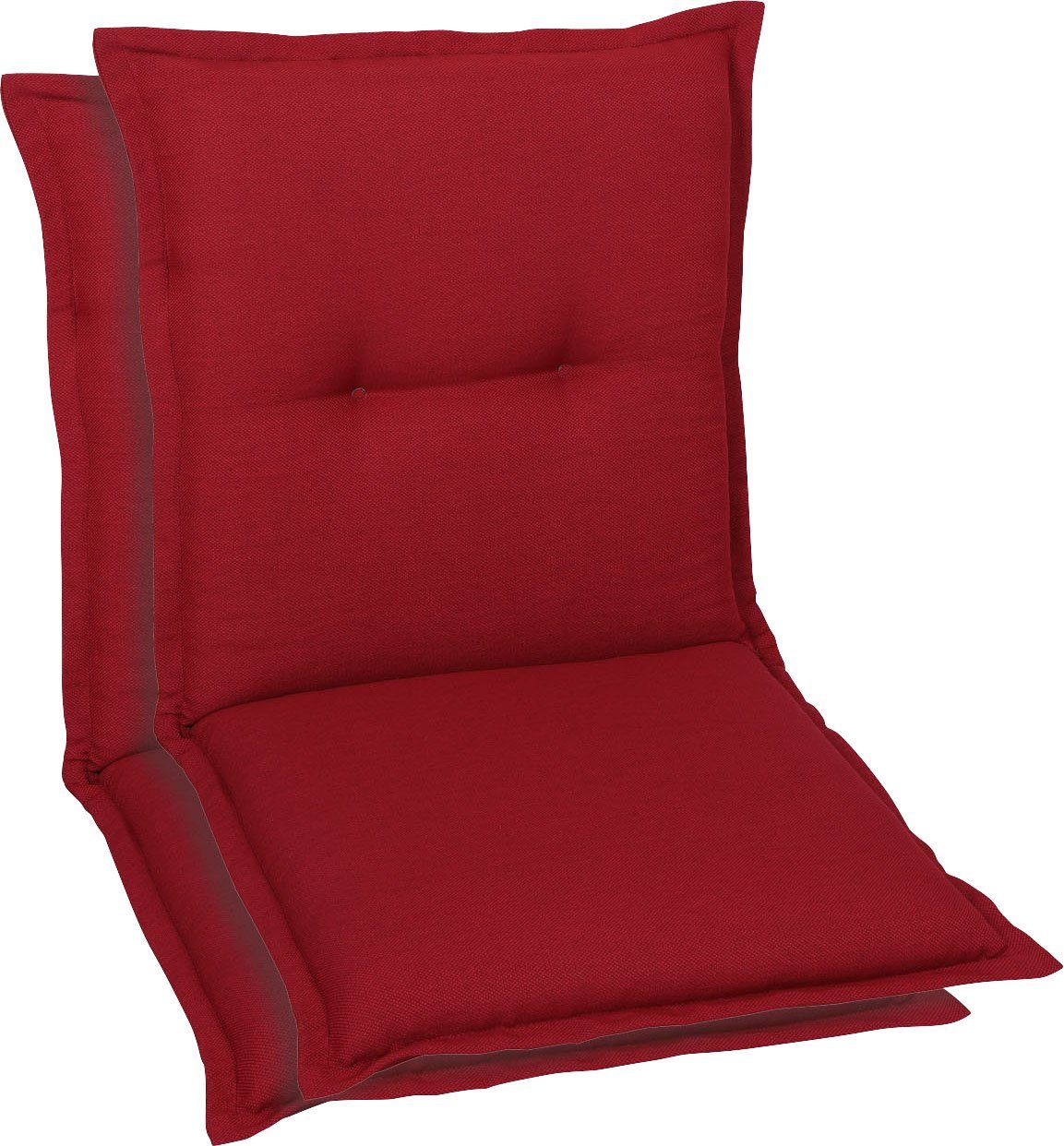 GODE Sitzauflage, (Set, 2 Auflagen), für Niederlehner, UV beständiger