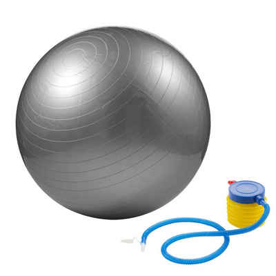 Goods+Gadgets Gymnastikball Sitzball Yoga-Ball, Fitnessball mit Pumpe