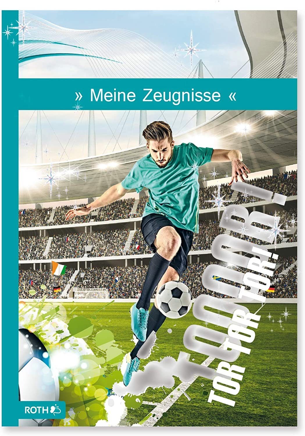 Design Zeugnismappe Roth "Fußballstar", Effekt und Ideen Organisationsmappe mit ROTH