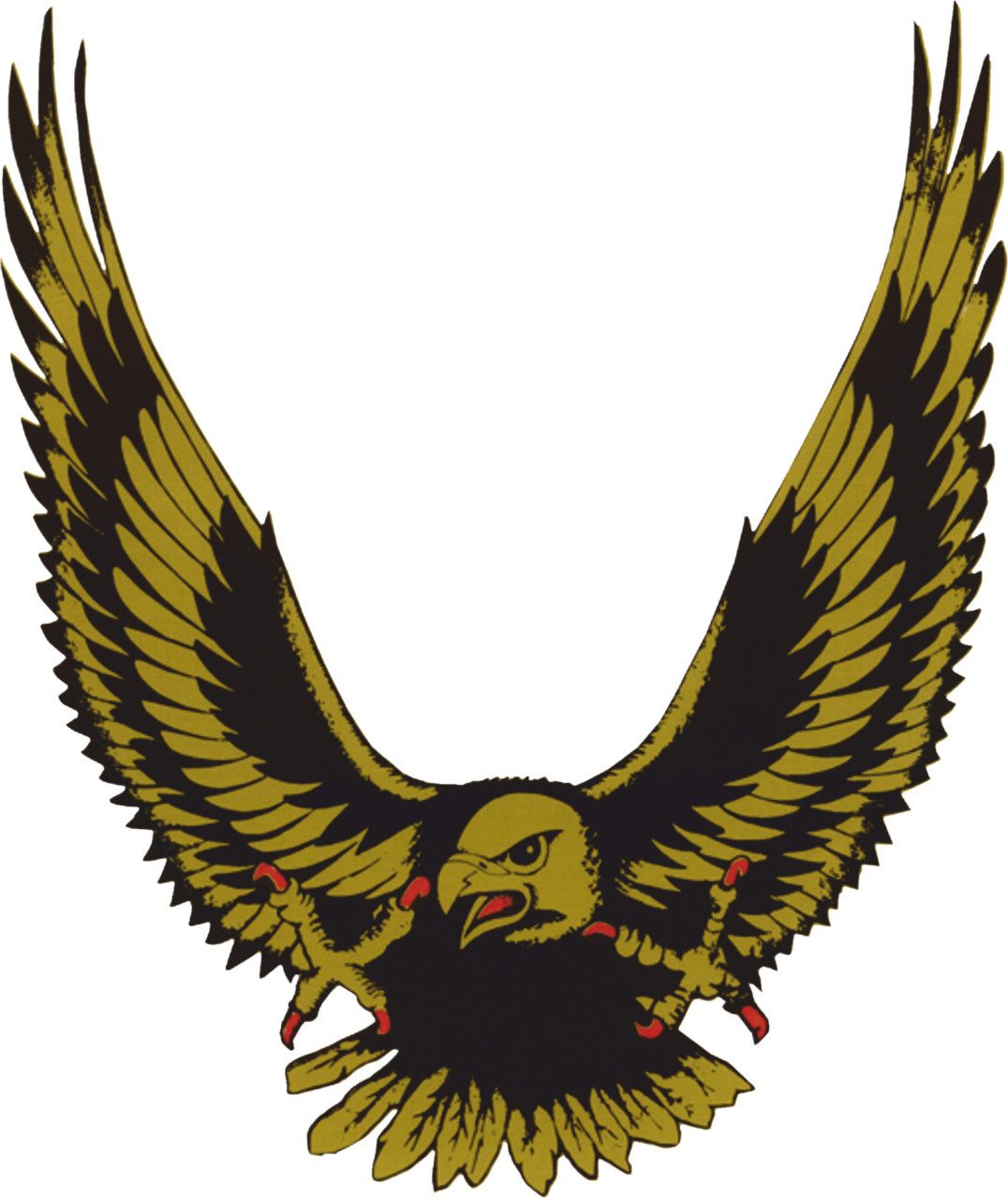 Aufkleber Hermann Schütz Aufkleber Adler gold 125x100mm