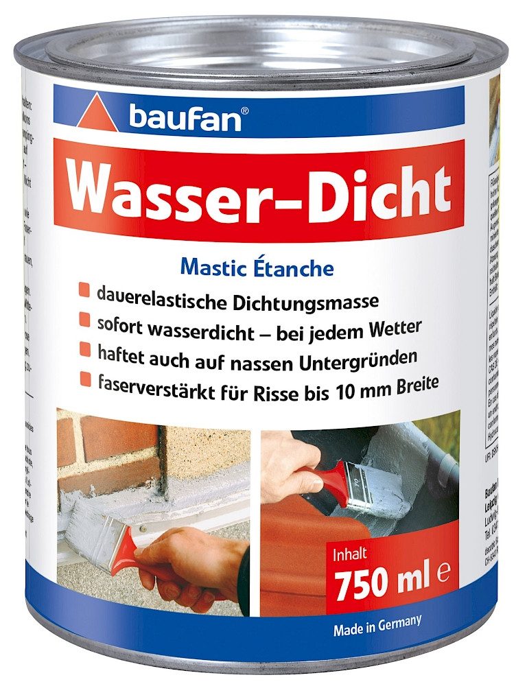 baufan® Dichtstoff Wasser-Dicht Grau 750 ml günstig online kaufen