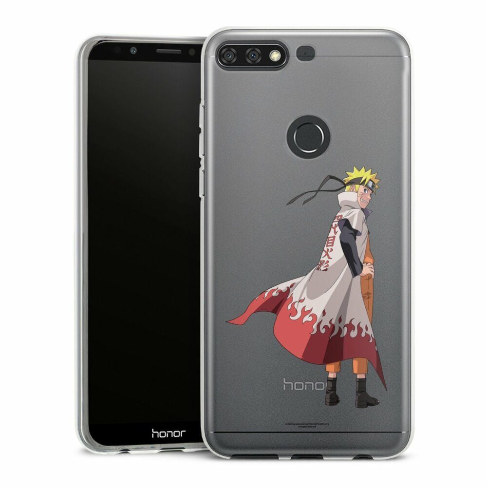 DeinDesign Handyhülle Naruto Shippuden Hokage Sensei Naruto Hokage ohne Hintergrund, Huawei Y7 (2018) Silikon Hülle Bumper Case Handy Schutzhülle