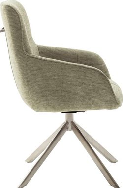 MCA furniture 4-Fußstuhl Xativa (2 St), 180°drehbar mit Nivellierung, Komfortsitzhöhe 49 cm