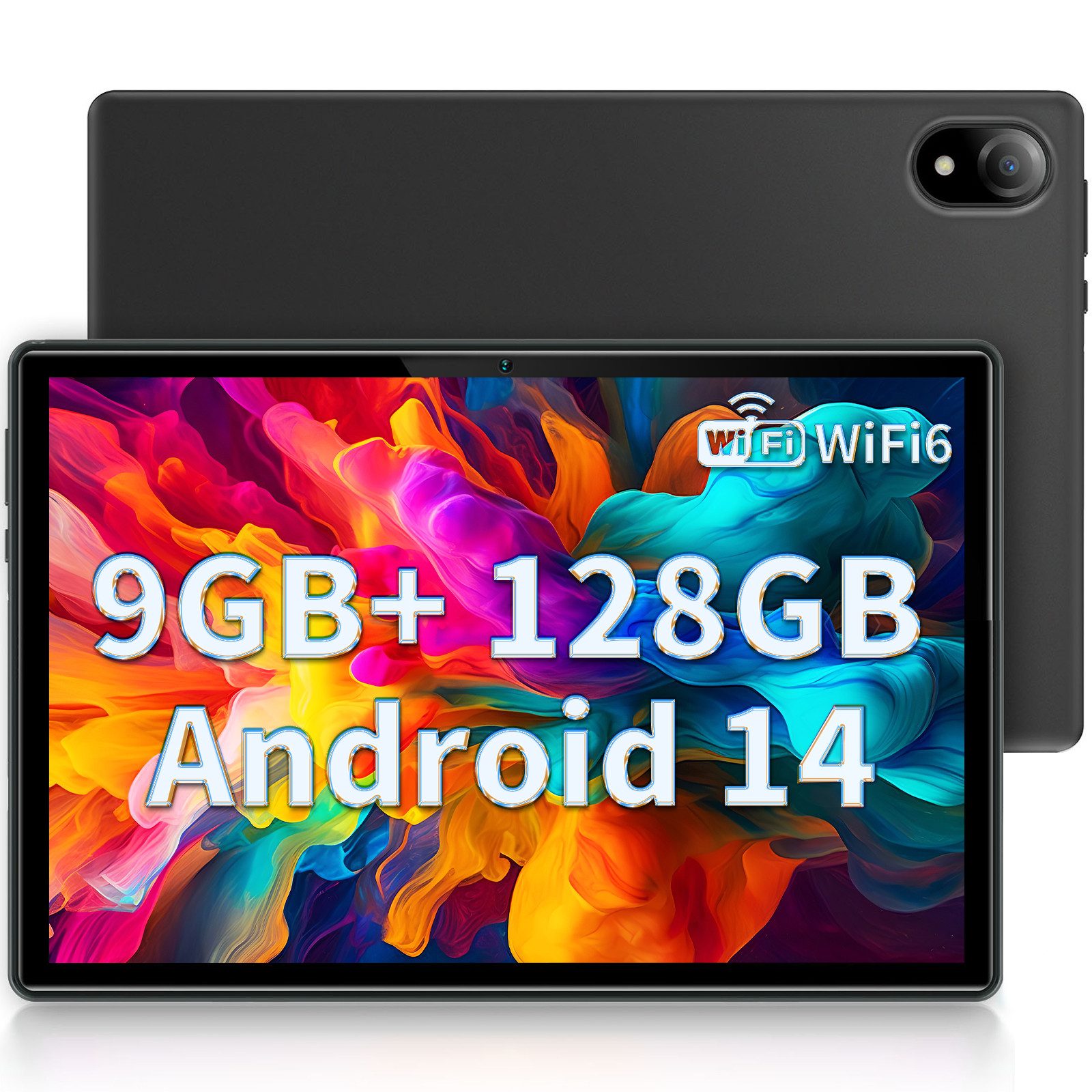 DOOGEE U10 10 Zoll Android 14, Kinder Tablet (10", Android 14, WIFI, 9GB RAM + 128GB ROM (1TB TF) Tablet PC, 5G WIFI6 Widevine L1)