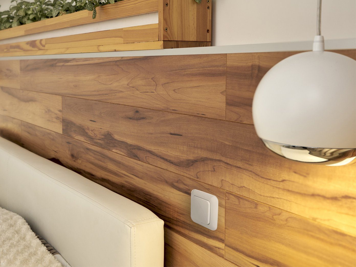smartwares Licht-Funksteuerung, Smart Taster & Mini Home - Einbaudimmer Wandschalter Schalter Funk Set