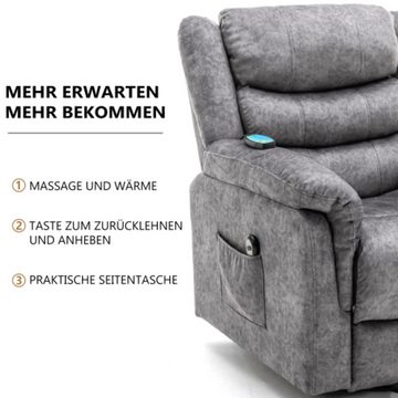 Vankel Massagesessel Elektrischer Massagesessel, Relaxsessel mit Wärmefunktion