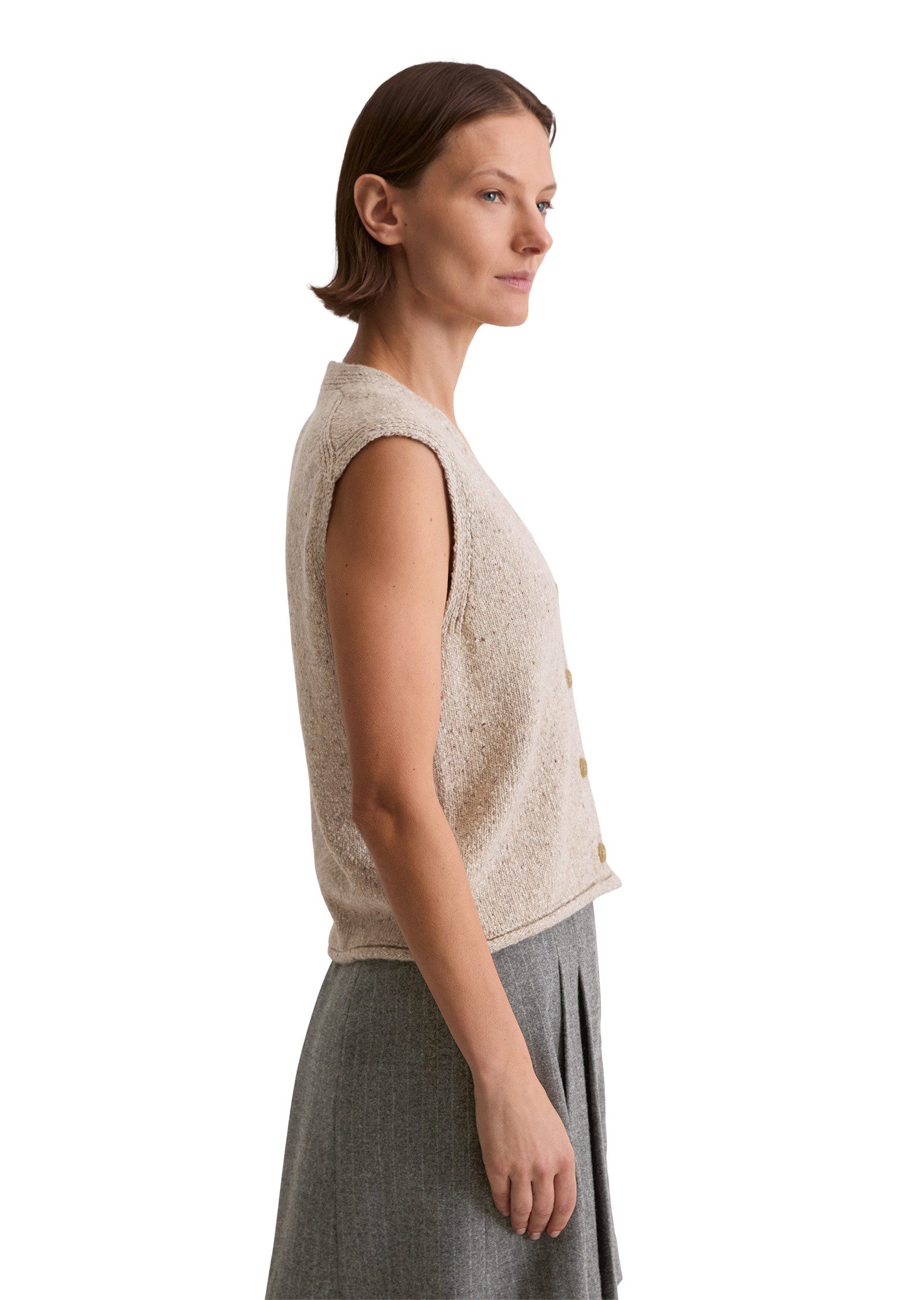 Marc O'Polo Strickweste aus Schurwolle-Mix günstig online kaufen