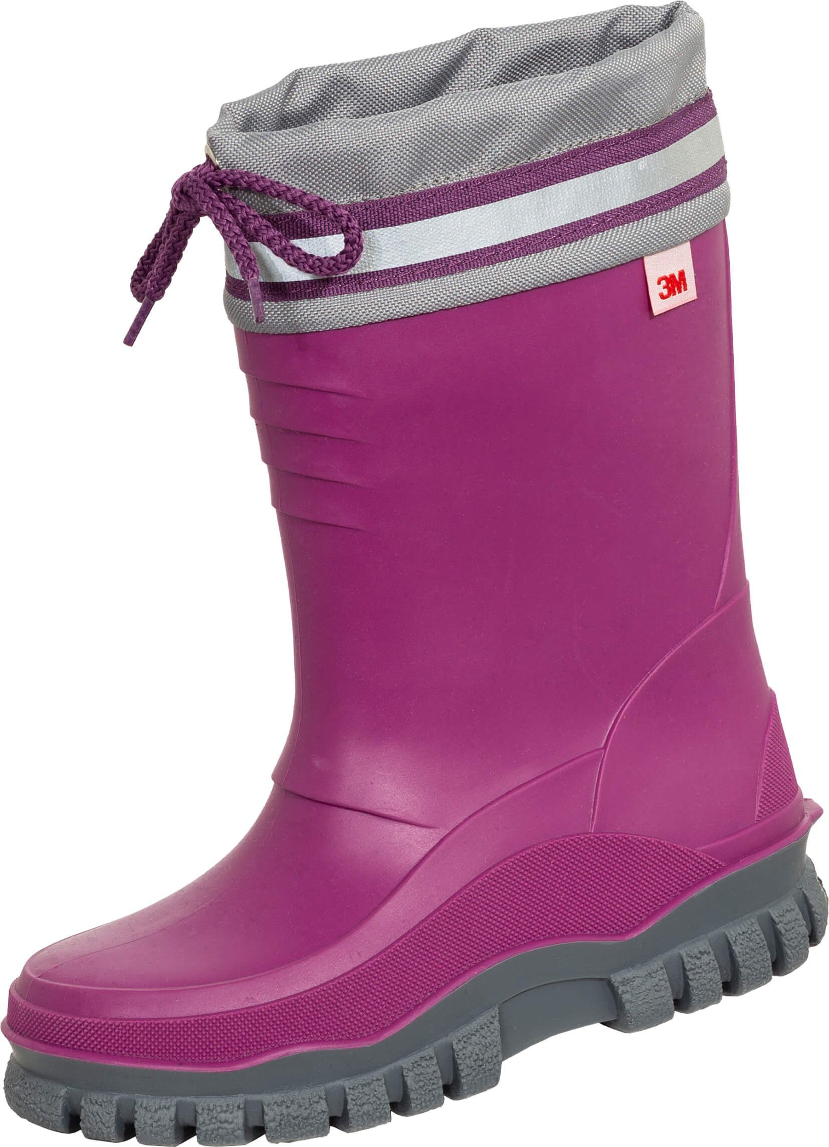 SALIHA Arktis Kinderwinterstiefel viola/grau Сапоги