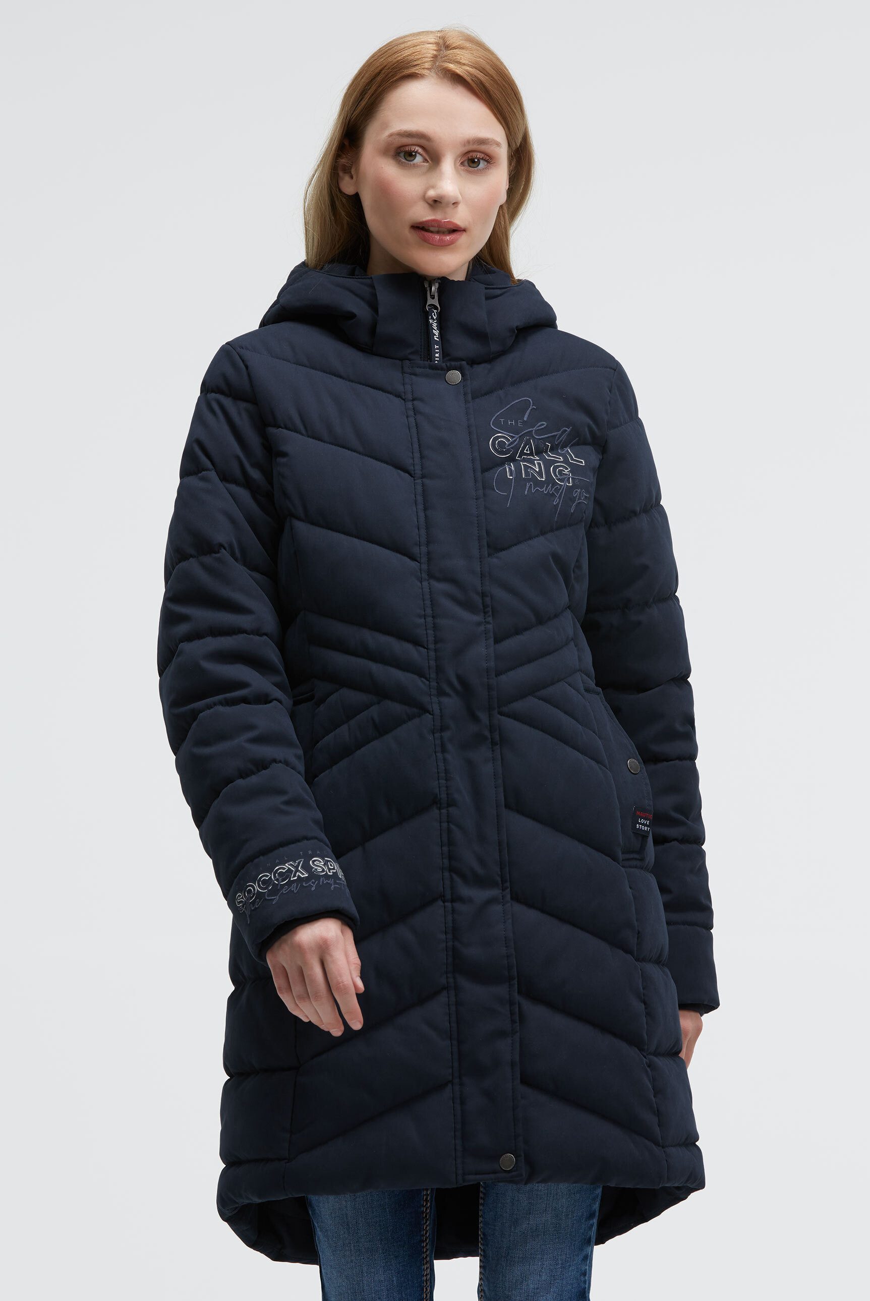 SOCCX Parka mit Windbreaker-Bündchen