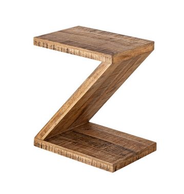 Quality Elegance Beistelltisch Classy Beistelltisch Holz Z Form 42x50x31cm