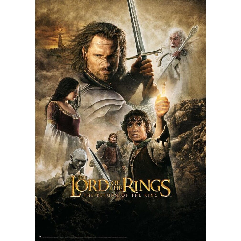 Schmidt Spiele Puzzle Lord Of The Rings - The Return Of The King (1000 Teile), Puzzleteile
