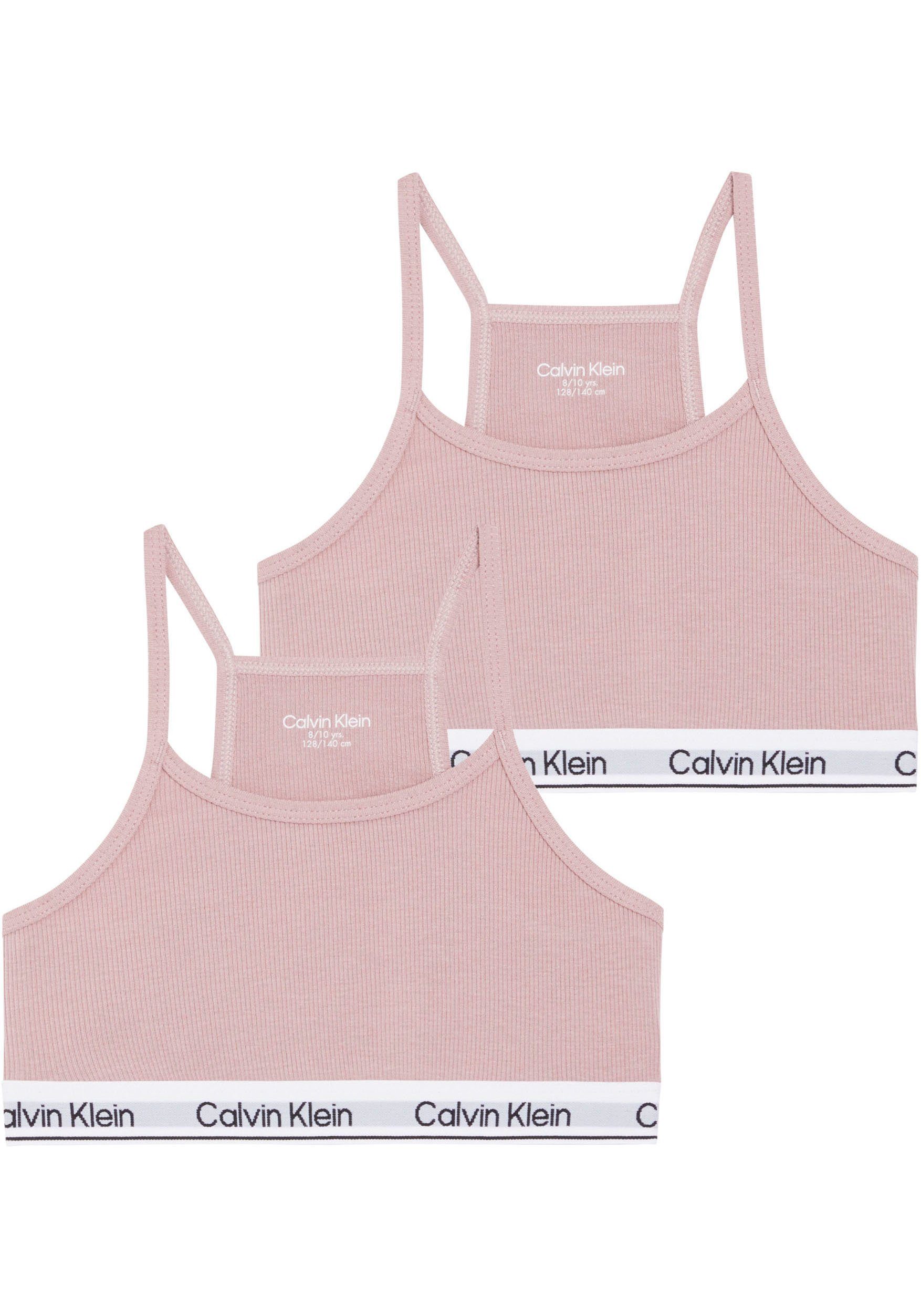 Calvin Klein Underwear Bralette 2PK RACERBACK BRALETTE (Packung, 2-tlg., 2er)  Kinder bis 16 Jahren