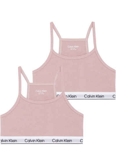 Calvin Klein Underwear Bralette 2PK RACERBACK BRALETTE (Packung, 2-tlg., 2er) Kinder bis 16 Jahren