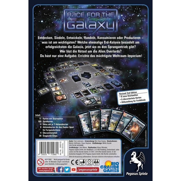 Pegasus Spiele Spiel Race for the Galaxy EV6796