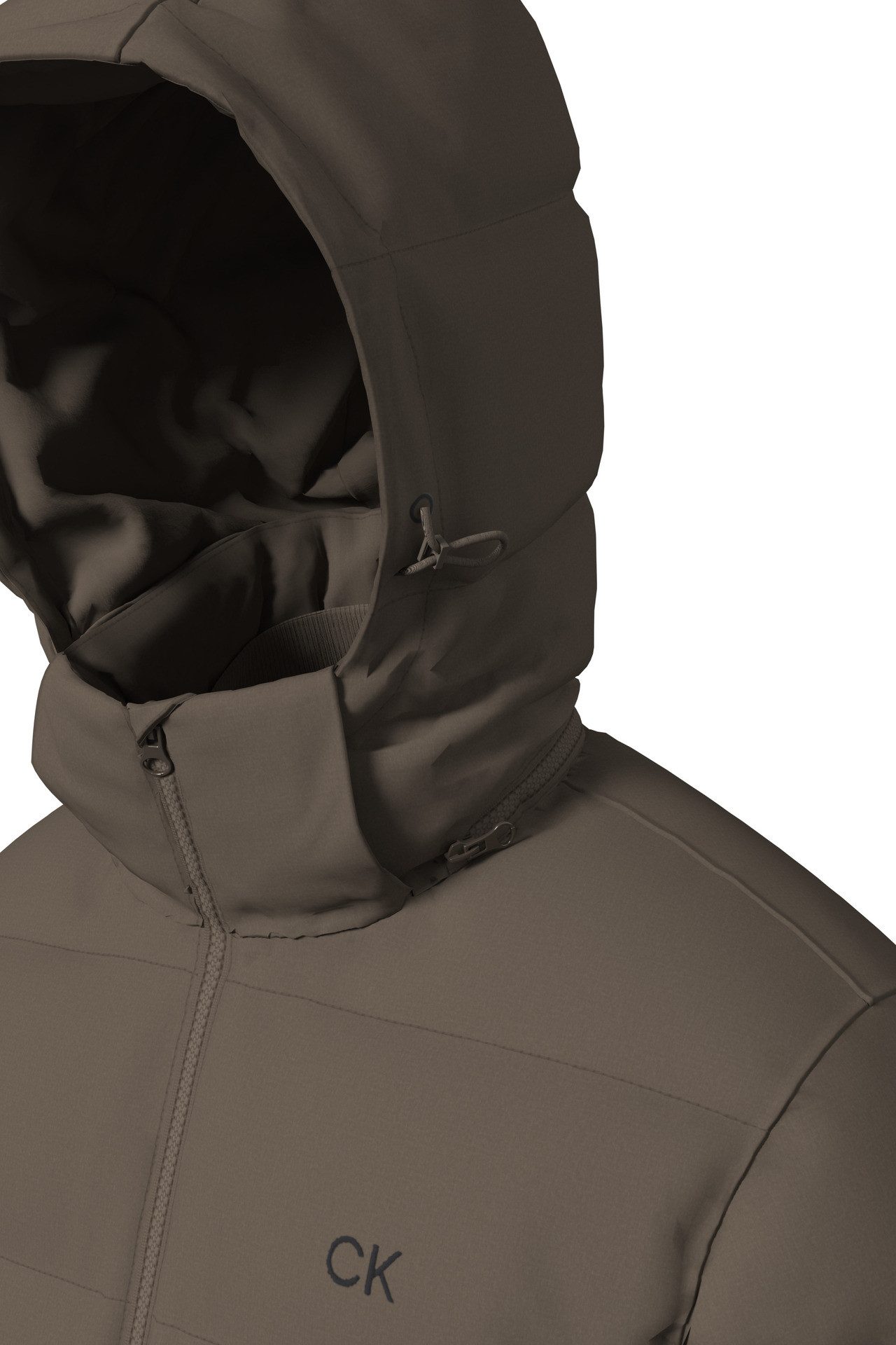 Calvin Klein Jeans Steppjacke Kapuze, Regular Fit, warm wattiert