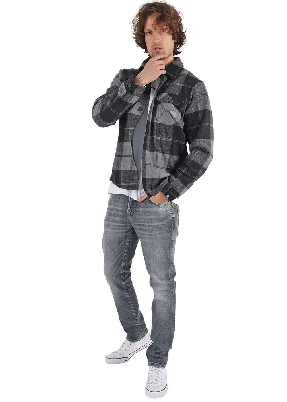 Denim Grey of CORNELL Straight-Jeans Stretch Miracle Swat mit