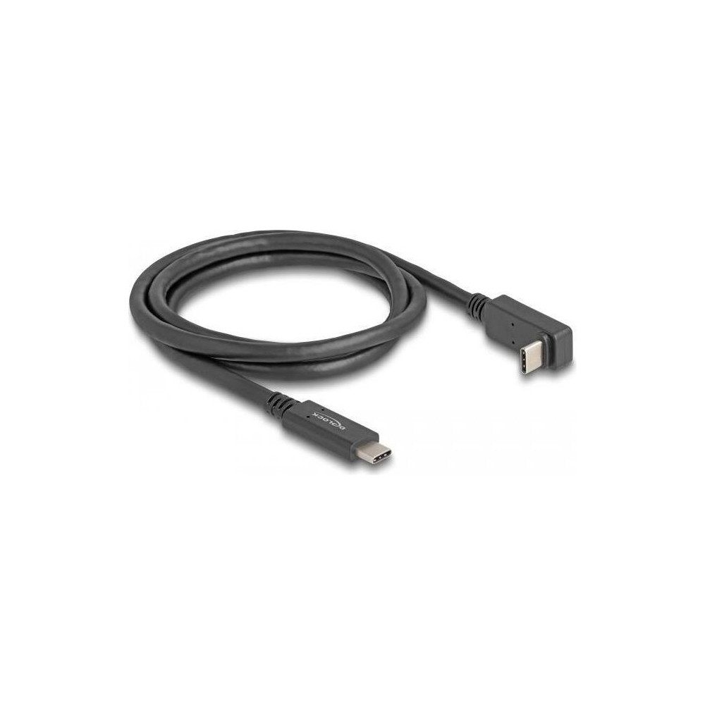 Delock DeLOCK USB 3.2 Gen 2 Kabel, 1m, USB-C, schwarz. Elektro-Kabel, USB-C Stecker, Kabel, USB-C Stecker beidseitig verwendbar