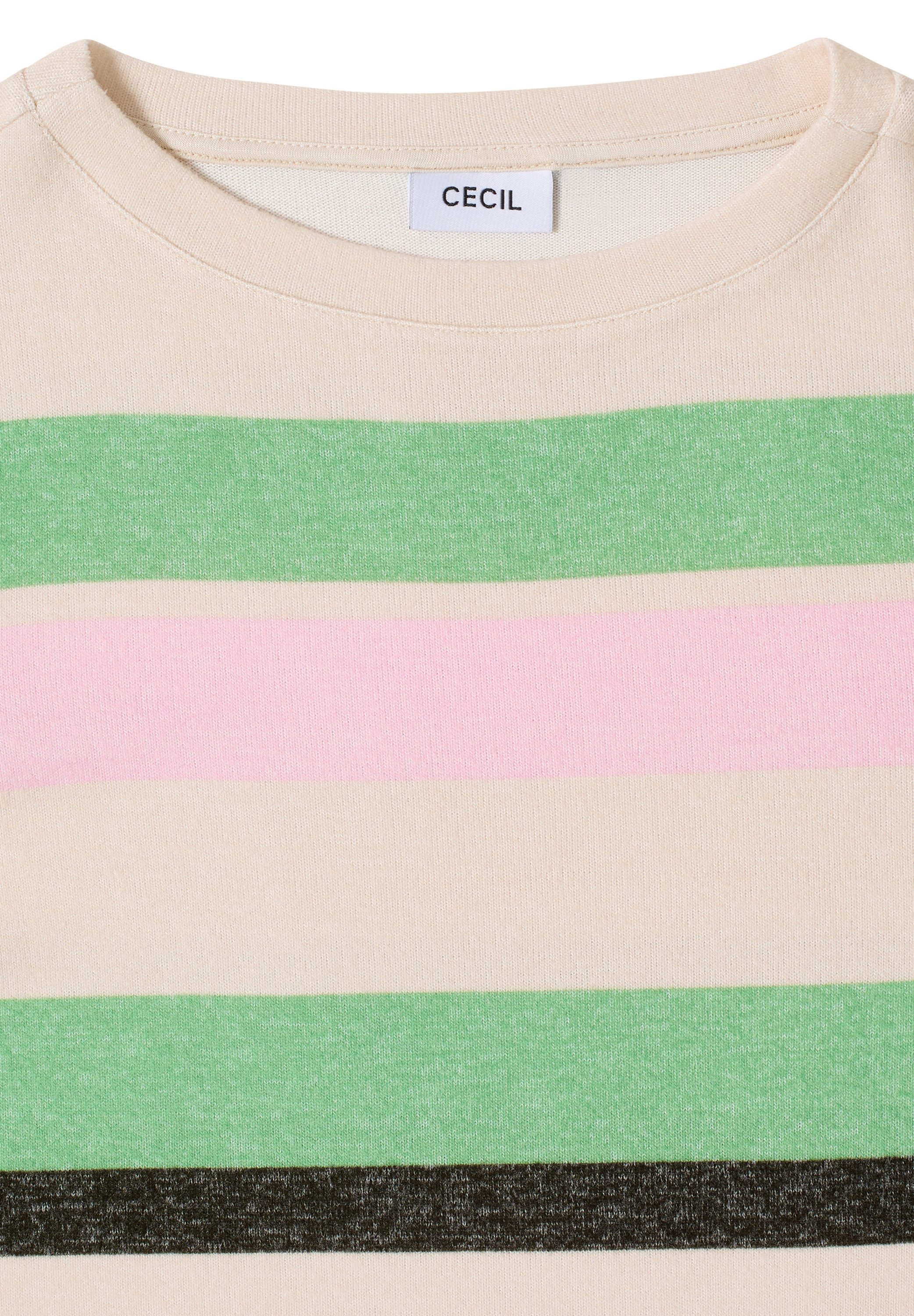CECIL Langarmshirt aus strecthigem Viskosematerial