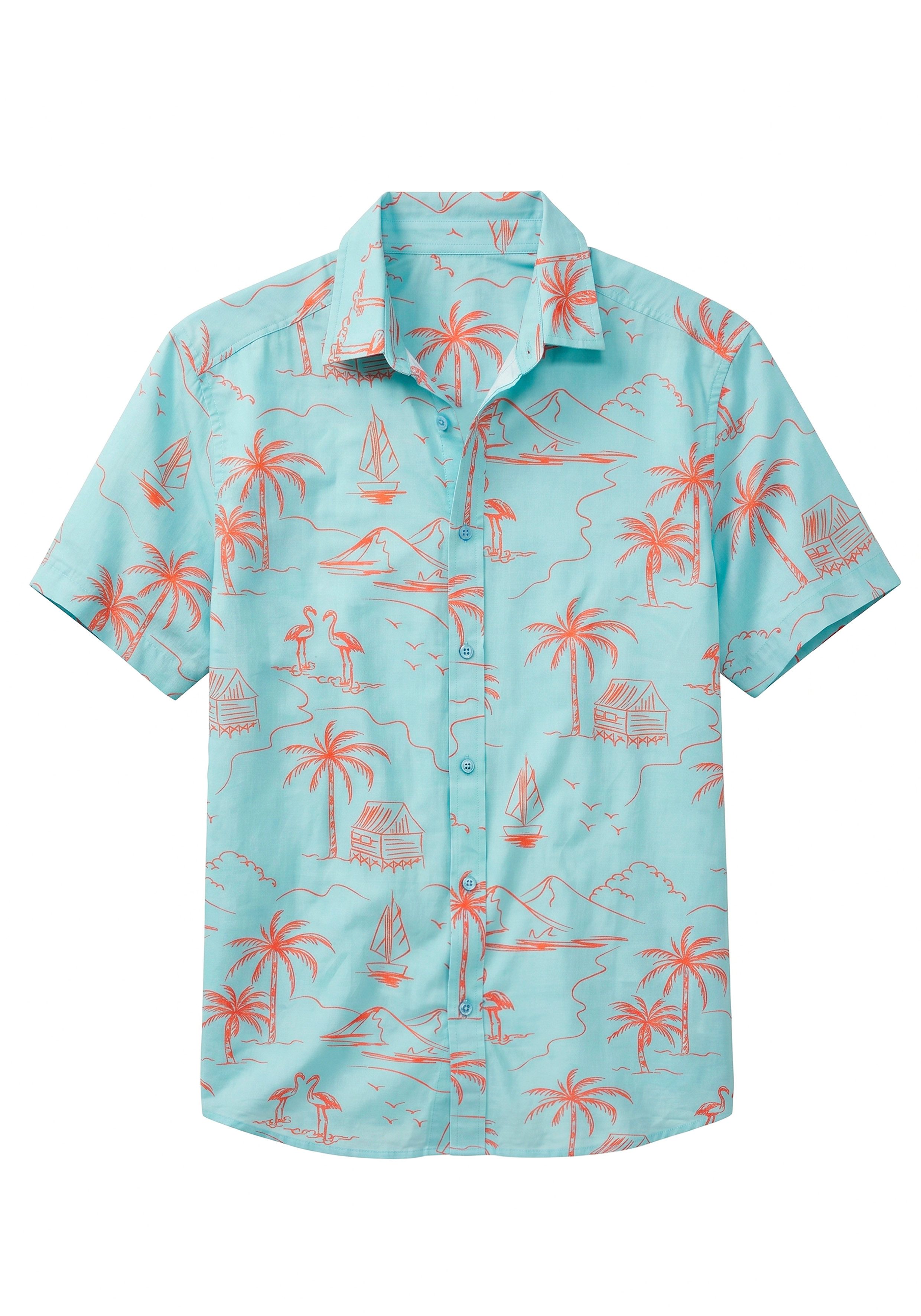 John Devin Hawaiihemd, Kurzarmhemd bedruckt. € 29,99