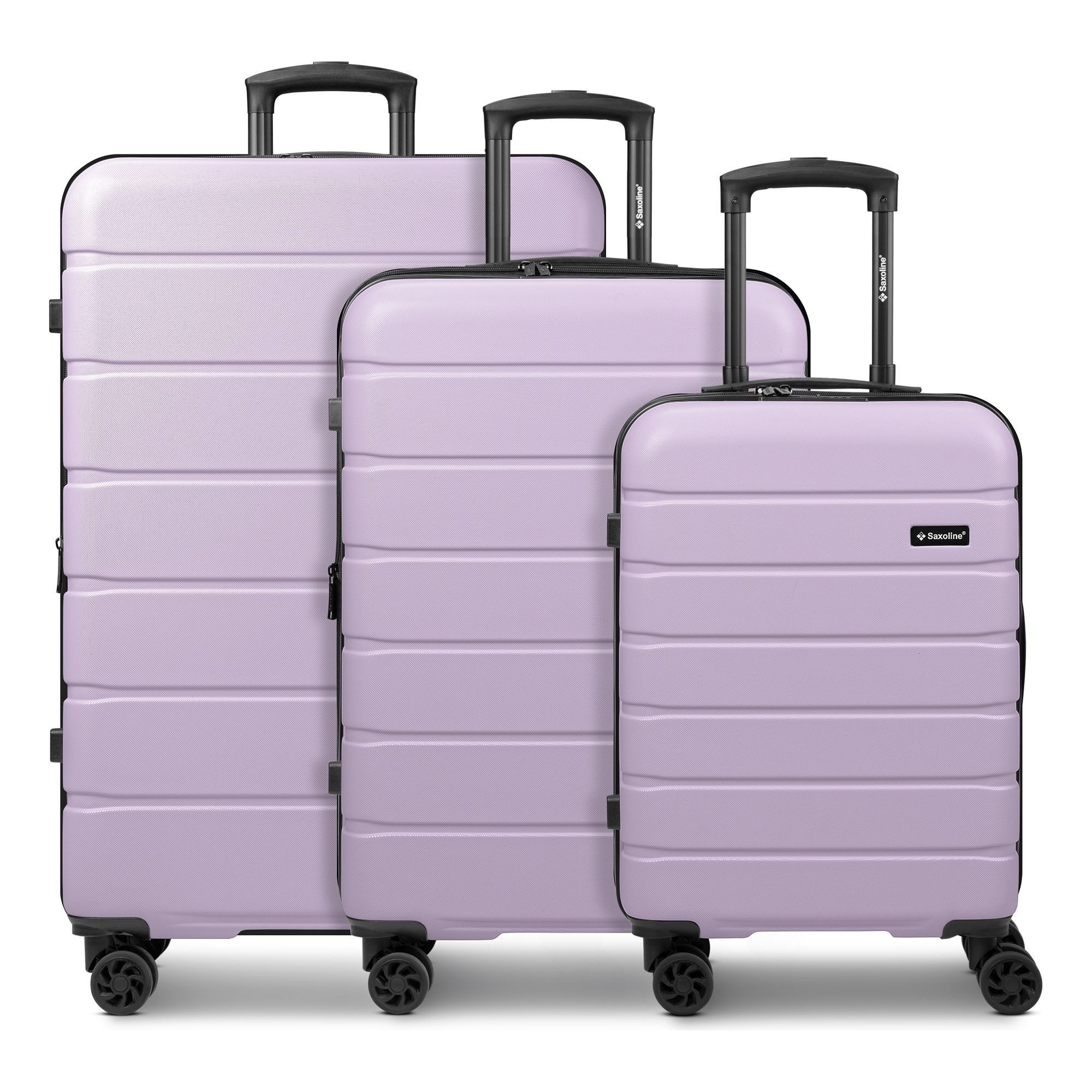 Saxoline® Trolleyset Miami, 4 Rollen, (3-teilig, 3 tlg), ABS