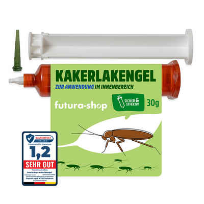 Futura-Shop Insektenvernichtungsmittel Schabengel Schaben Kakerlaken Köder Gel Schabenbekämpfung, 30 g, Schabenmittel