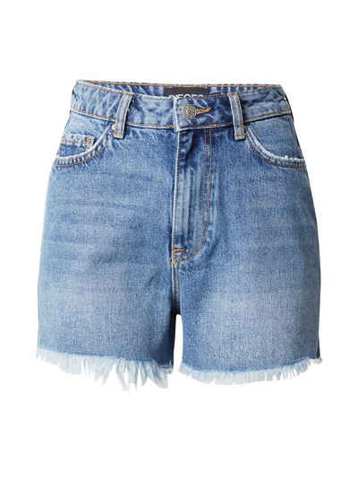 pieces Jeansshorts Tulla (1-tlg) Fransen