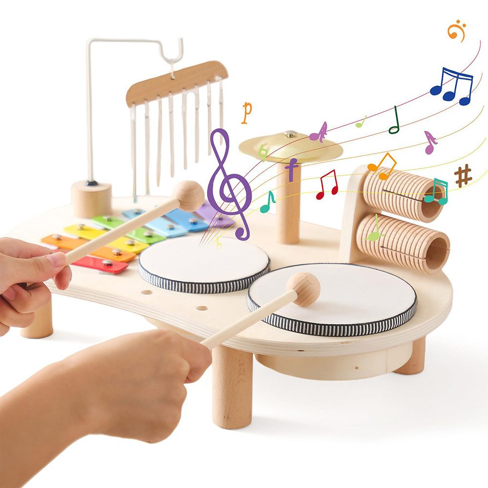 CLTYQ Spielzeug-Musikinstrument 7 In 1 Holz günstig online kaufen