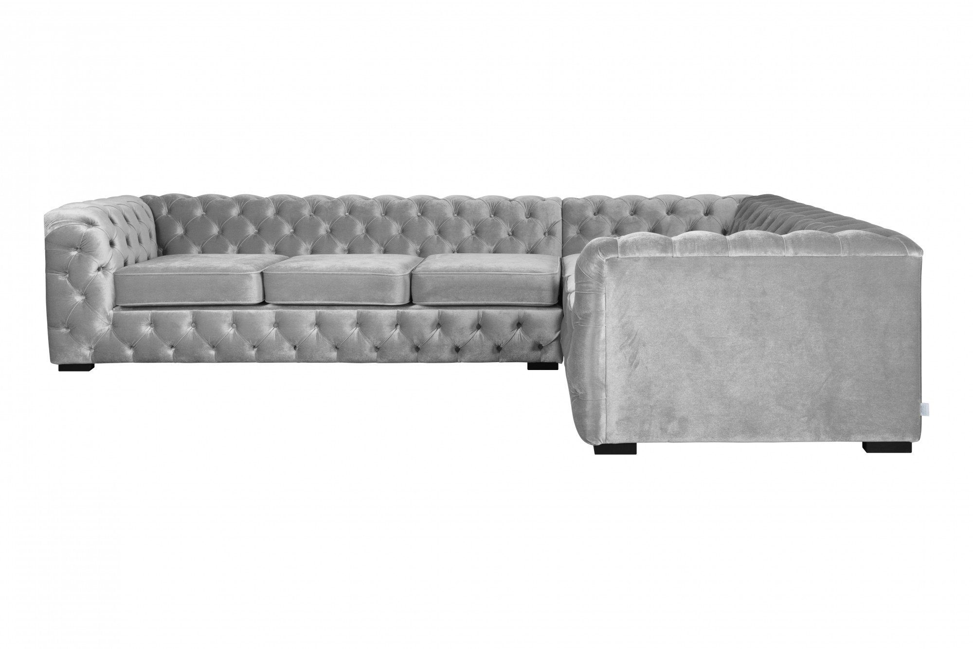 Home affaire Chesterfield-Sofa KALINA L-Form, hochwertig günstig online kaufen
