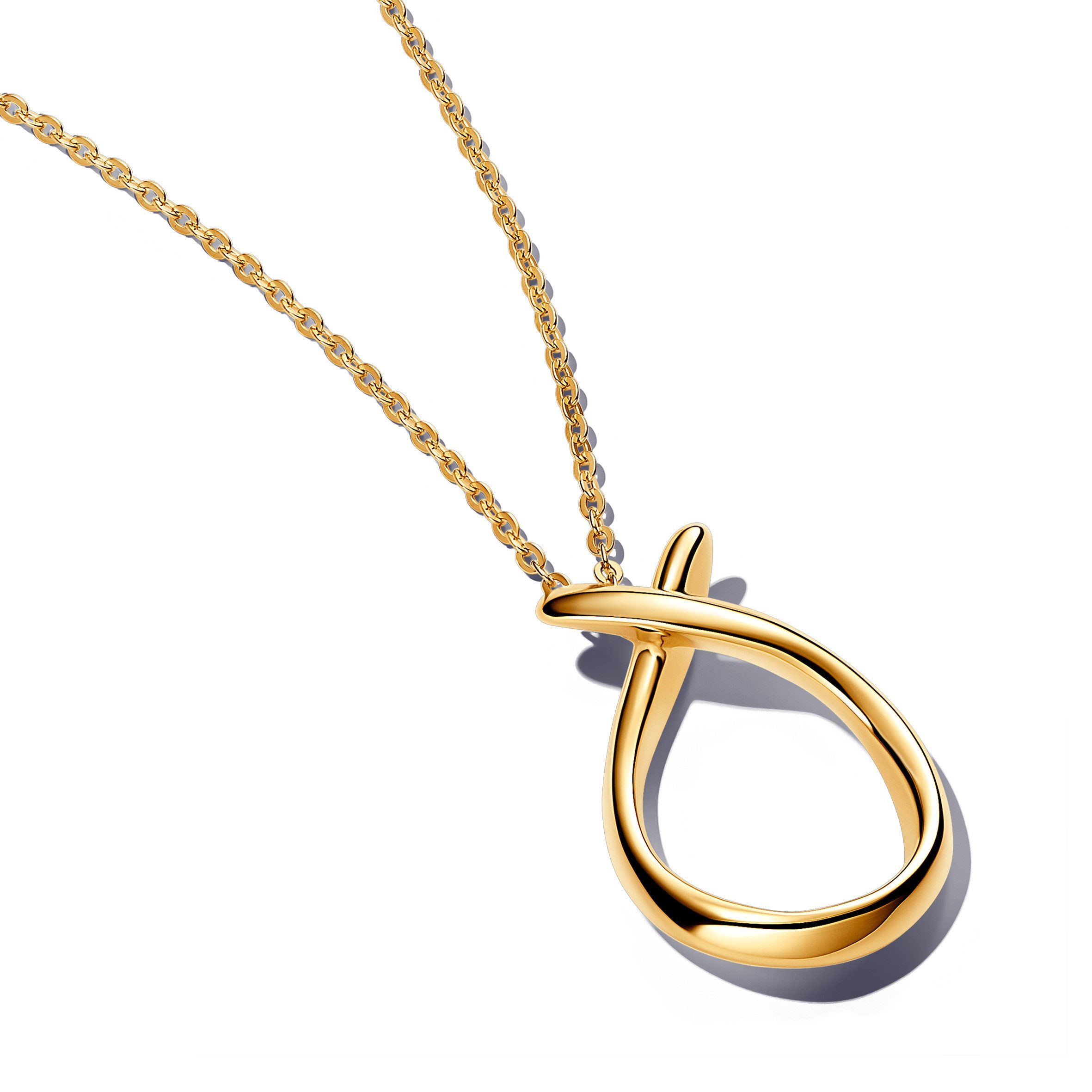 Pandora Kette mit Anhänger Pandora ESSENCE Kette 363316C00-50 vergoldet