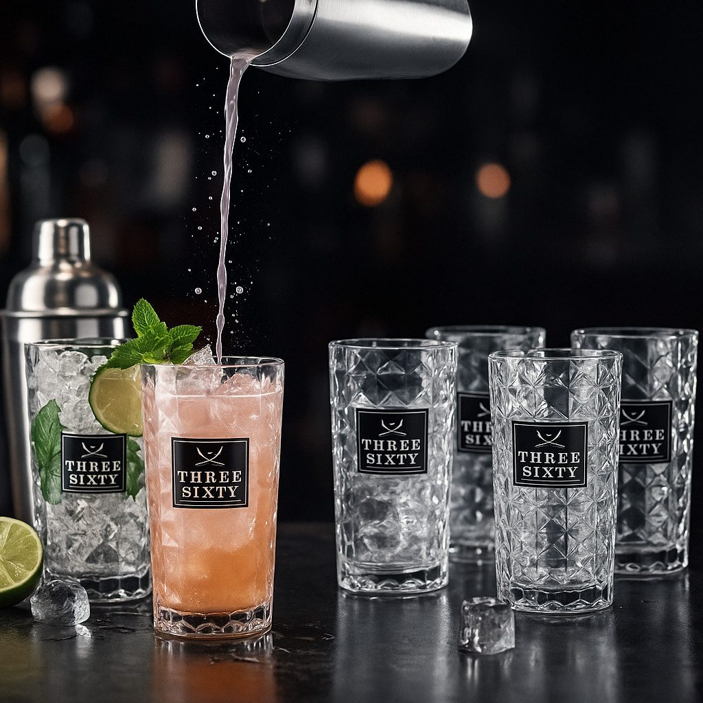 Mixcompany Glas Three Sixty Vodka Longdrinkgläser 6er Set – 0,3 L geeicht – Bild 3 von 5