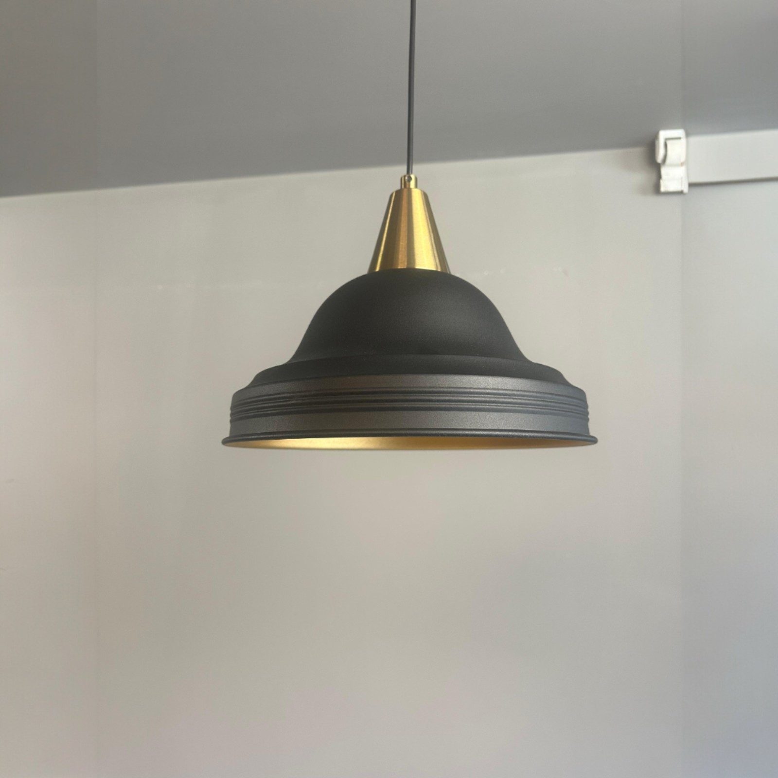 Bamyum Pendelleuchte Asletl Hängelampe Industrial aus Metall Ø40 cm, Pendelleuchte Esstisch, Schlot, ohne Leuchtmittel
