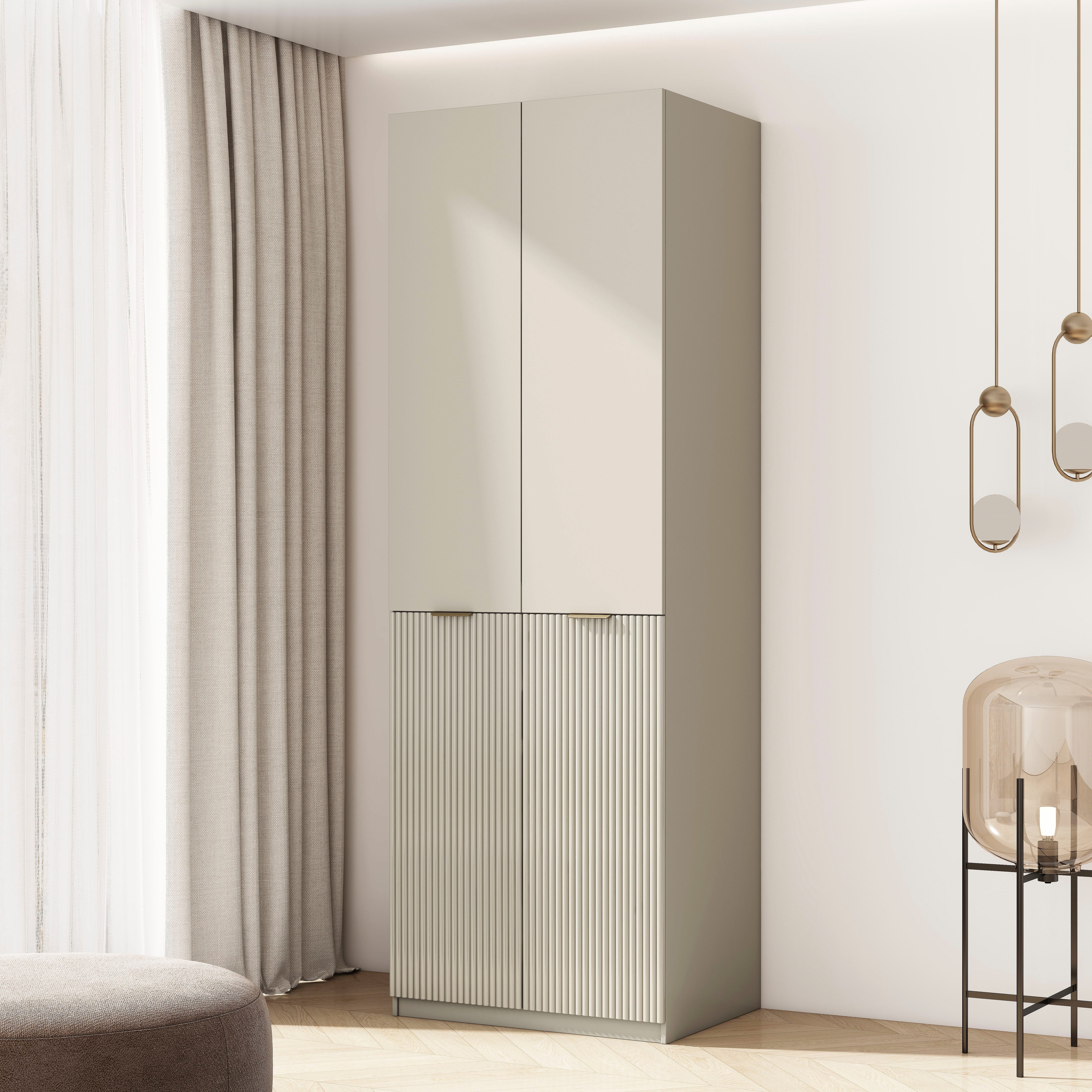 OTTO home Kleiderschrank Jorella Schlafzimmerschrank Garderobe (moderner Schrank mit Softclose und Premium Ausstattung) eleganter …