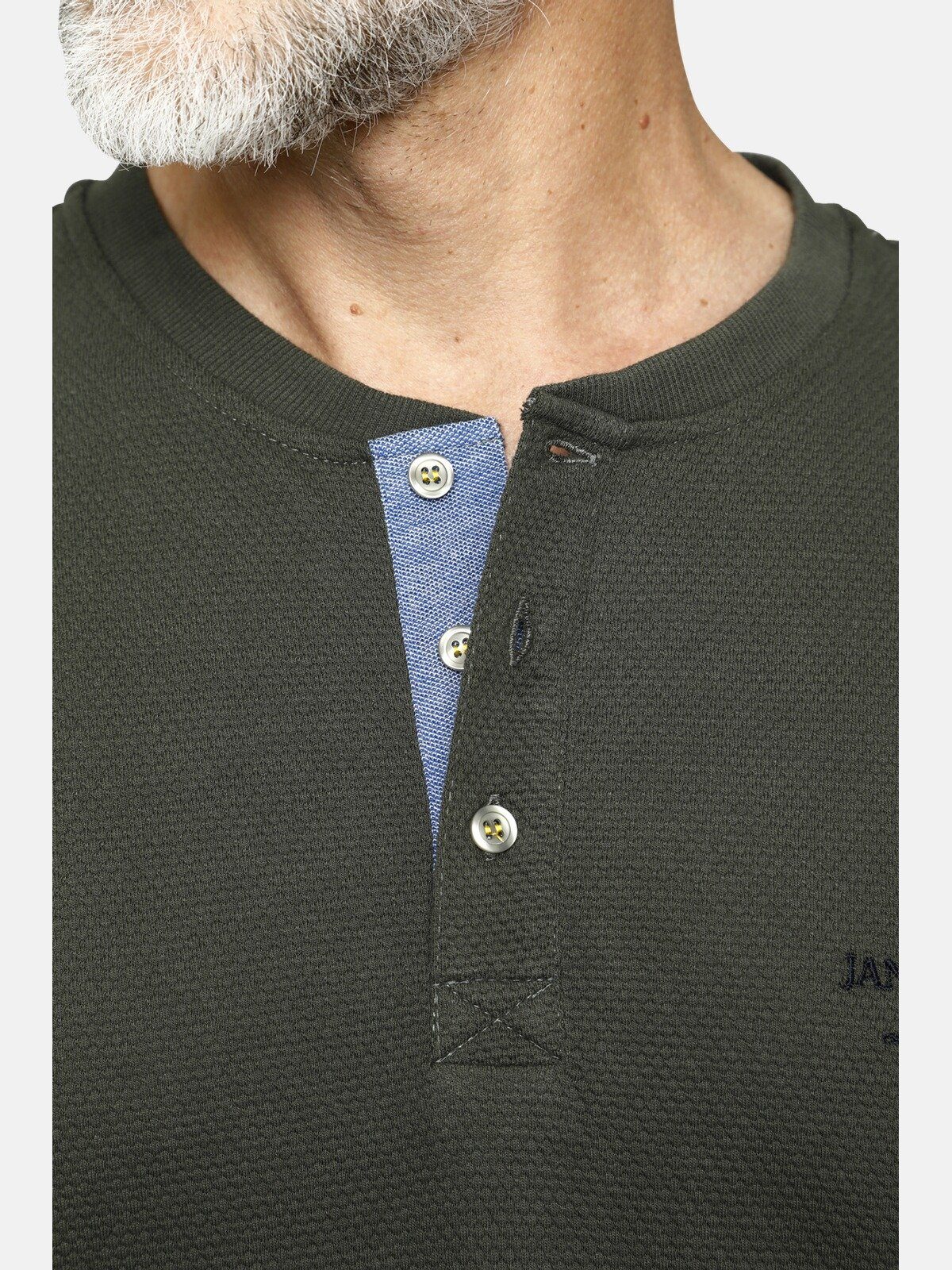 Jan Vanderstorm Sweatshirt VILJAR +Fit Kollektion, Bauchschnitt