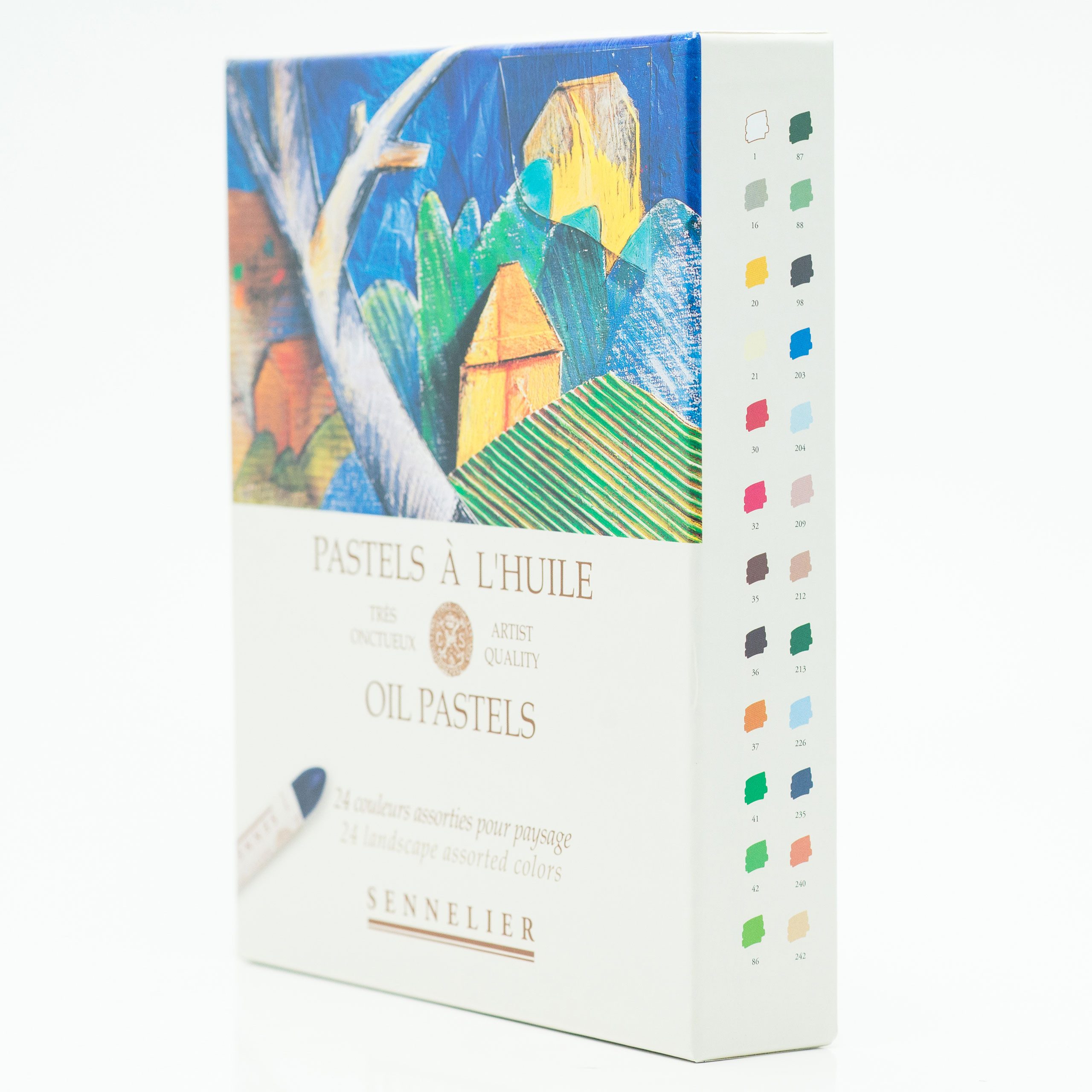 SENNELIER Ölfarbe Oil Pastels - Landschaft - Karton mit 24 Ölpastellen - N132520.241