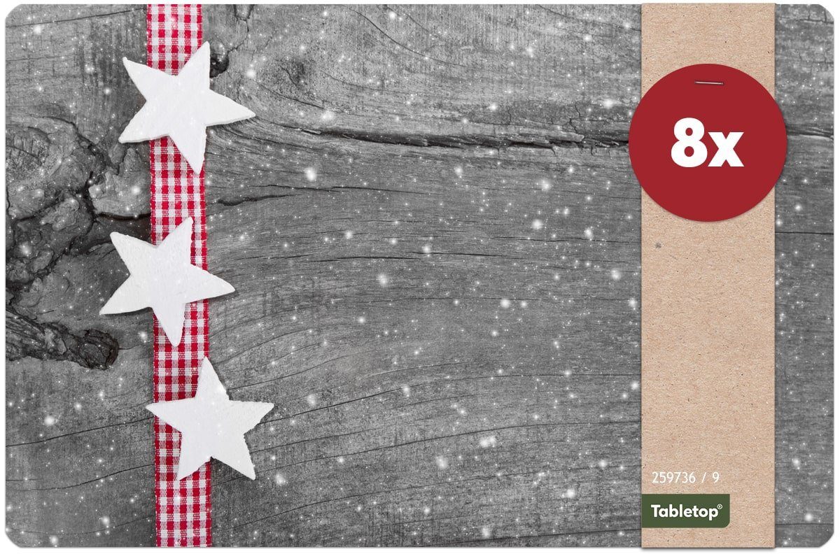 matches21 HOME & HOBBY Platzset Abwaschbare Tischsets 8er Set Weihnachten S günstig online kaufen