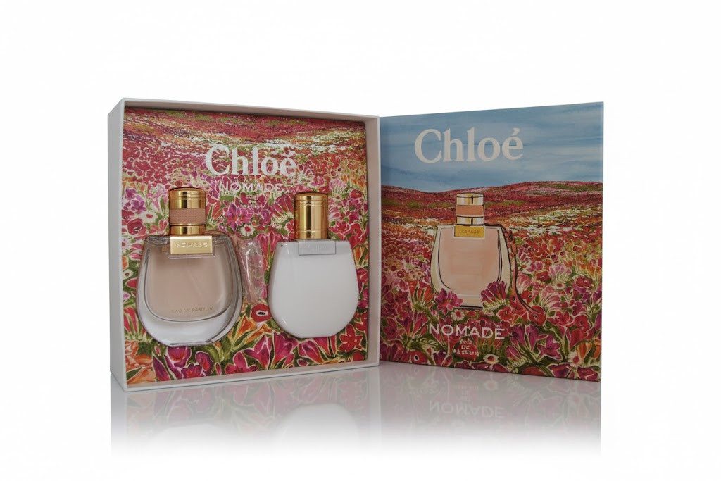 Chloé Duft-Set Chloe Nomade Eau de Parfum edp 50ml + Body Lotion 100ml, 1-tlg.