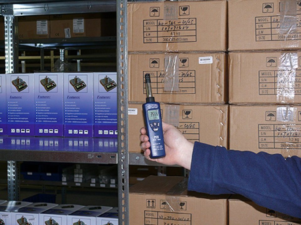 PCE Instruments Feuchtigkeitsmesser Feuchtemessgerät im Taschenforma Hygrometer PCE-555, (1 Stück), schnelle Reaktionszeit, hohe Genauigkeit