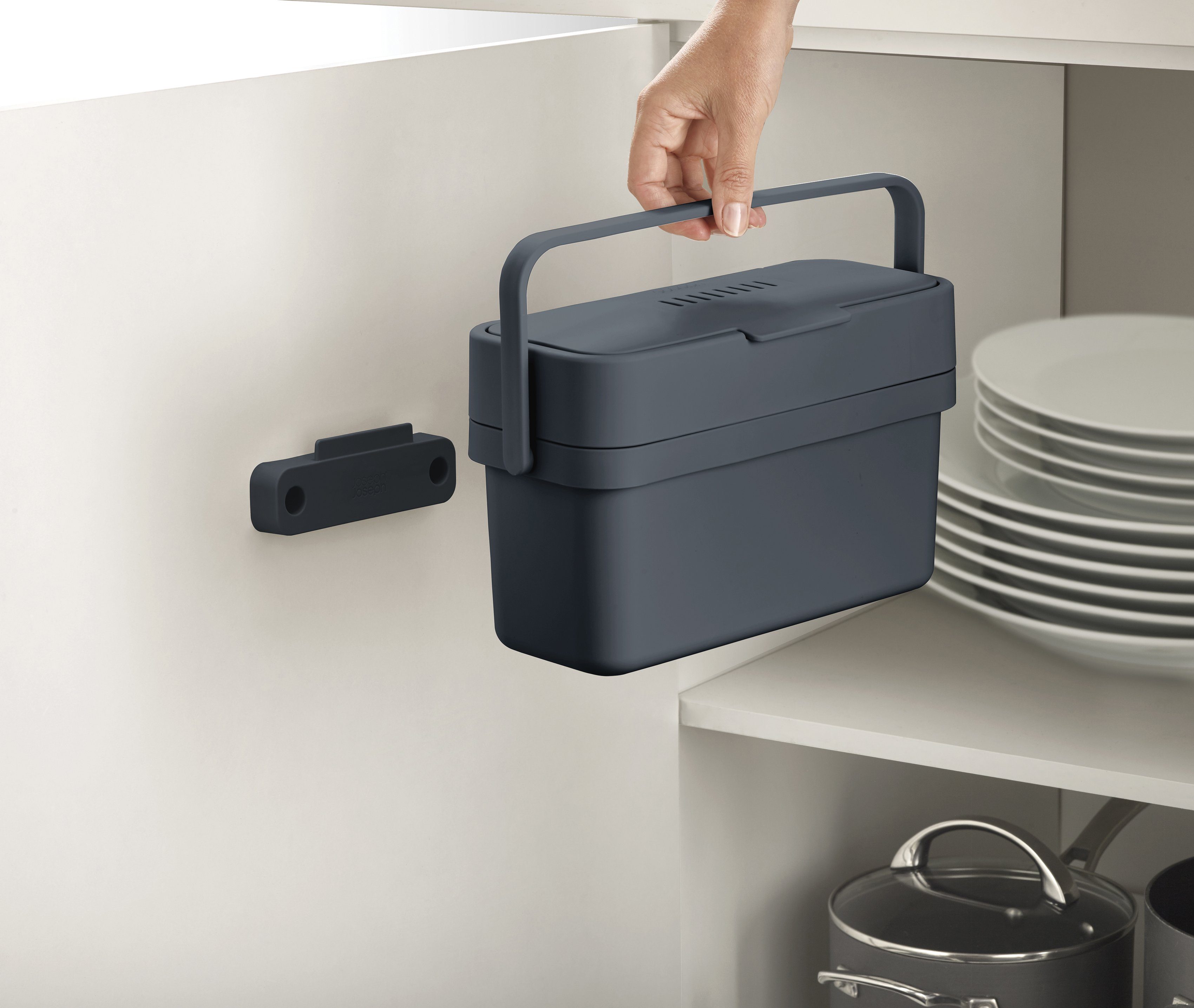 Joseph Joseph Biomülleimer Compo™, geruchskontrolle, schlankes Design, 4 Liter