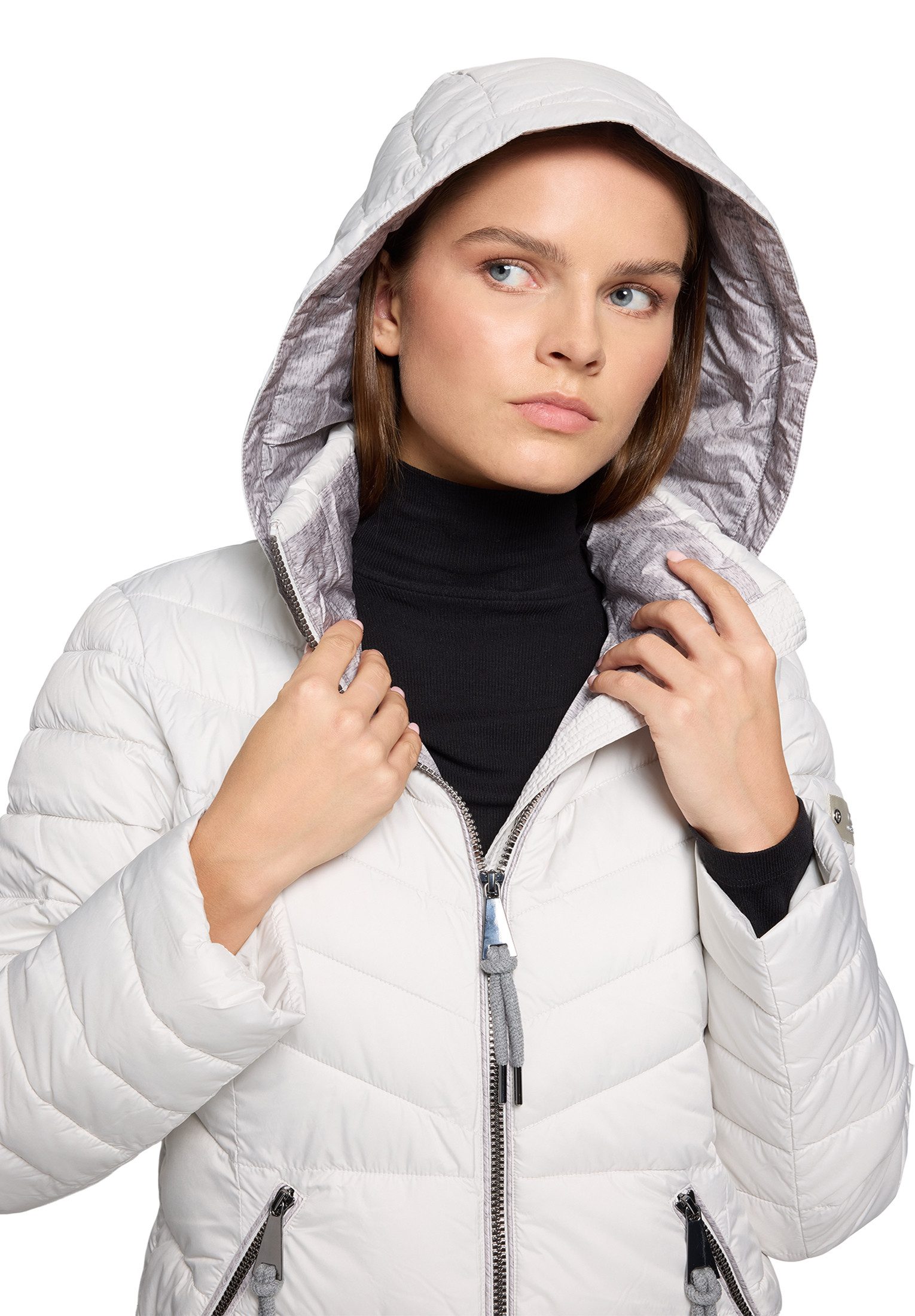 Betty Barclay Steppjacke Damen mit abnehmbarer Kapuze