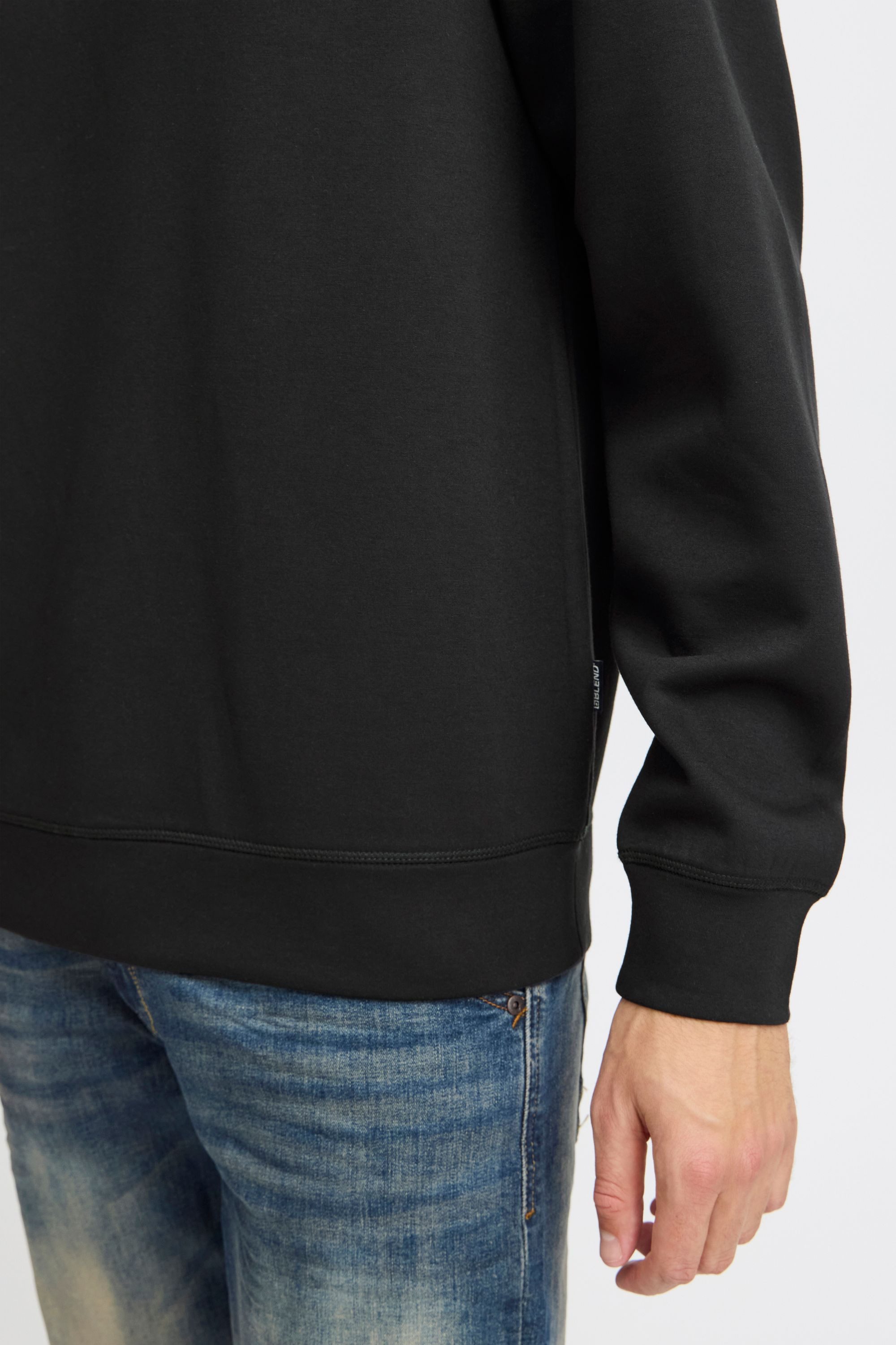 Blend Rundhalspullover BHSweatshirt Klassischer Sweatpullover mit Rundhalsausschnitt