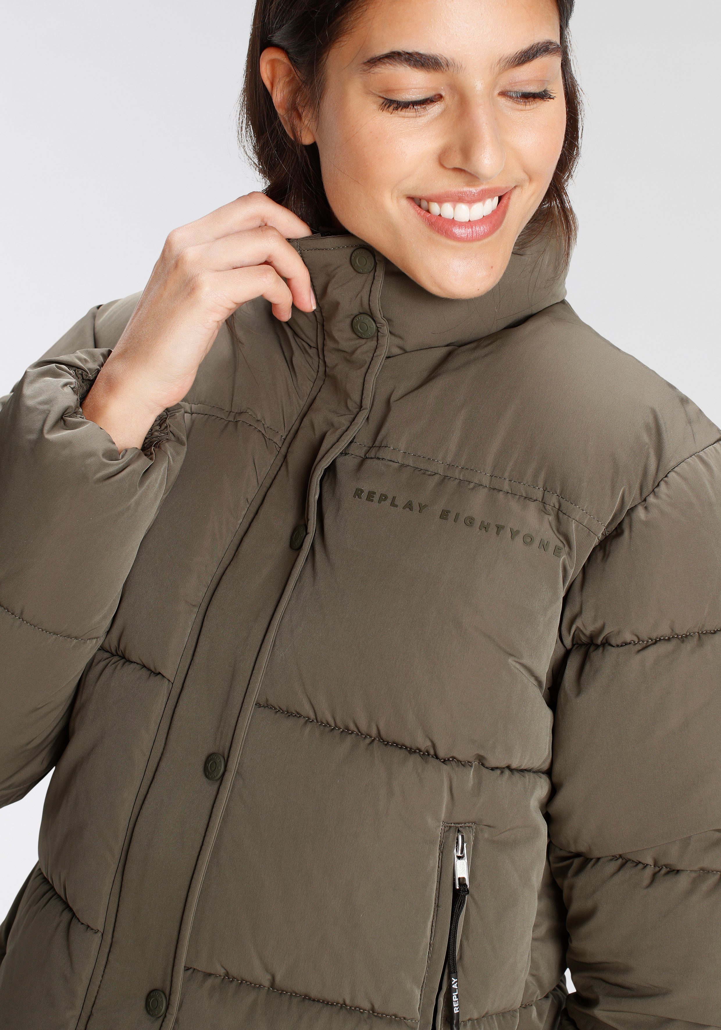 Steppjacke green army Replay