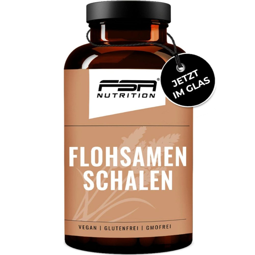 FSA NUTRITION Flohsamenschalen im Glas Kapseln, 150 St., 105 g
