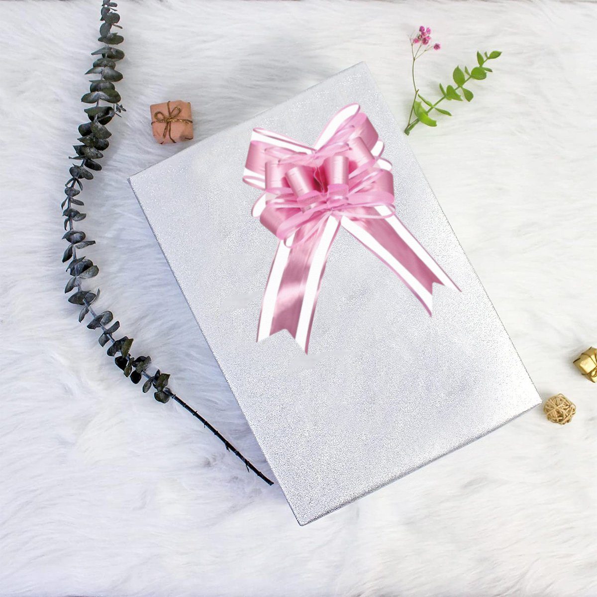 Geschenkschleife,Bunt Geschenkschleifen,für rosa Geschenkband Jormftte Weihnachtsdeko,Hochzeit