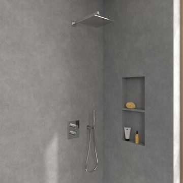 Villeroy & Boch Regenduschkopf Universal Showers, Regenbrause 250 x 250 mm, Eckig - Chrom