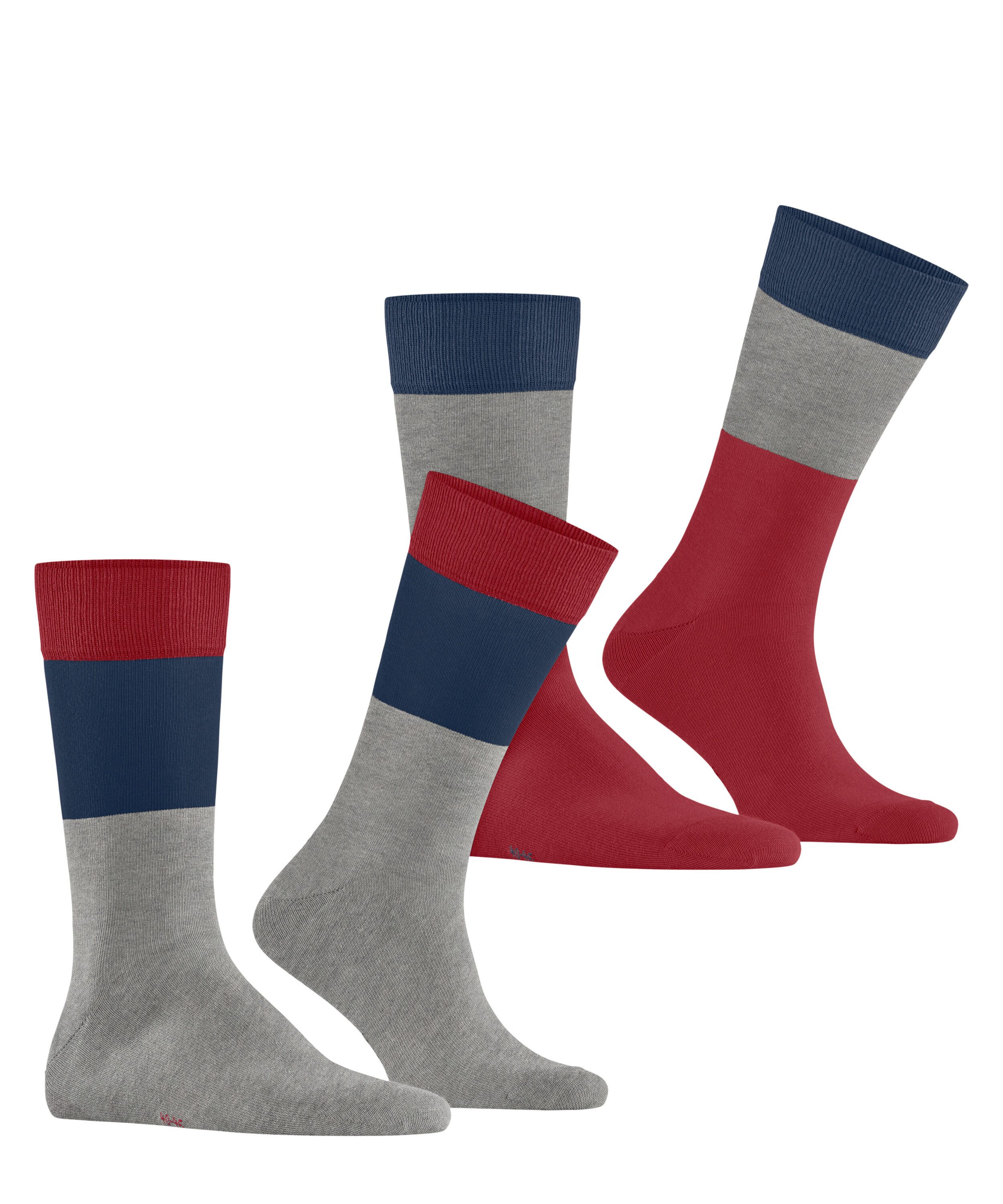 Burlington Socken Magic Mismatch 2-Pack Socken (2-Paar)