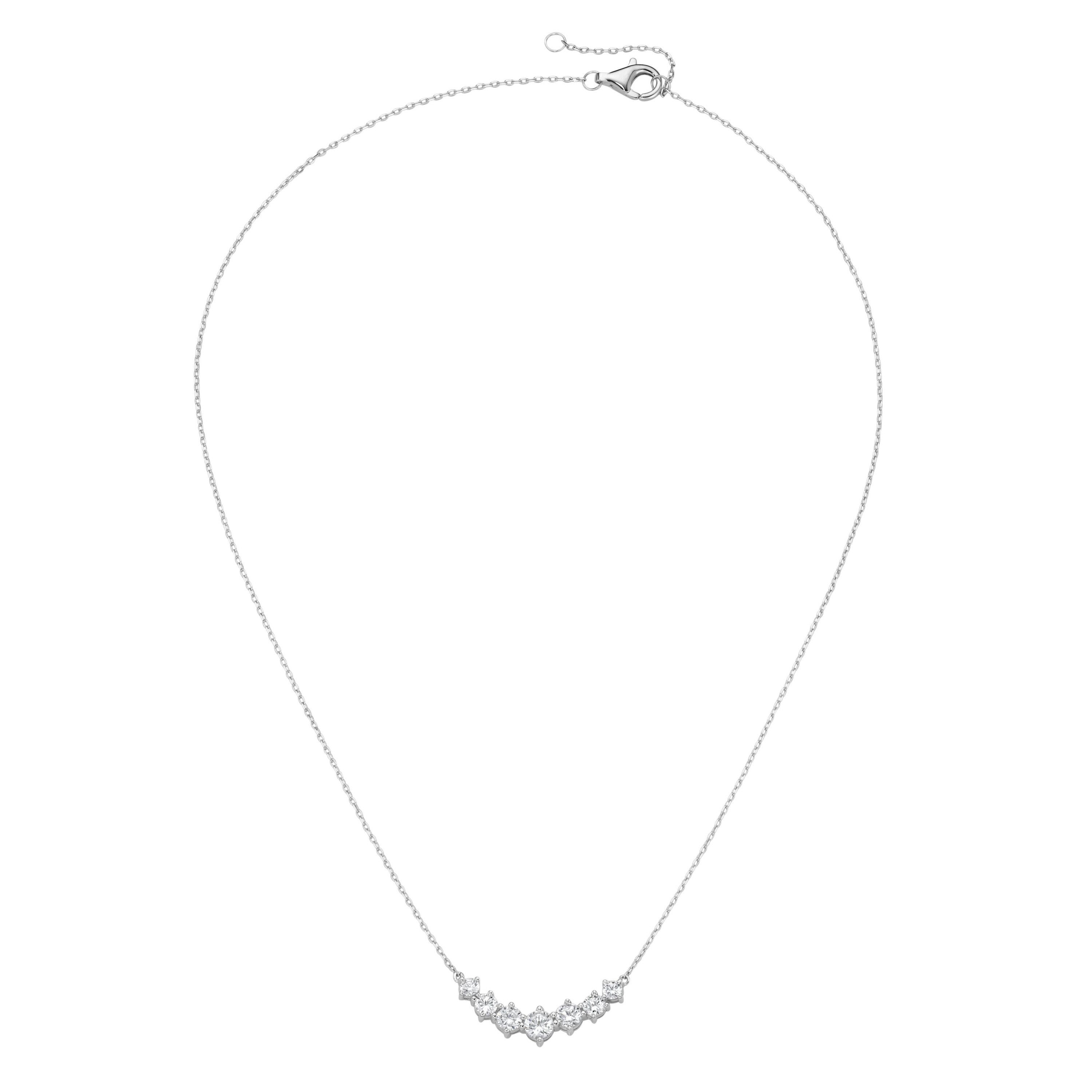 Collier Mittelteil mit Zirkonia, Silber 925